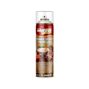 Spray Verniz Marítimo Brilhante Premium para Madeiras 350ml