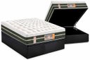 Ver imagem 1 de Cama Box Baú Queen: Colchão Molas Bonnel Castor Silver Star Air Max 3D + Base Crc