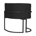 Ver imagem 5 de Kit 02 Poltronas Luana Base Preta Suede Preto