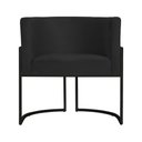 Ver imagem 3 de Kit 02 Poltronas Luana Base Preta Suede Preto
