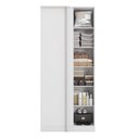 Ver imagem 4 de Guarda Roupa sem Portas Closet Aberto Canto Reto Modulado Adapt Armc100amdp Kappesberg - Branco