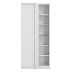 Guarda Roupa sem Portas Closet Aberto Canto Reto Modulado Adapt Armc100amdp Kappesberg - Branco - 1