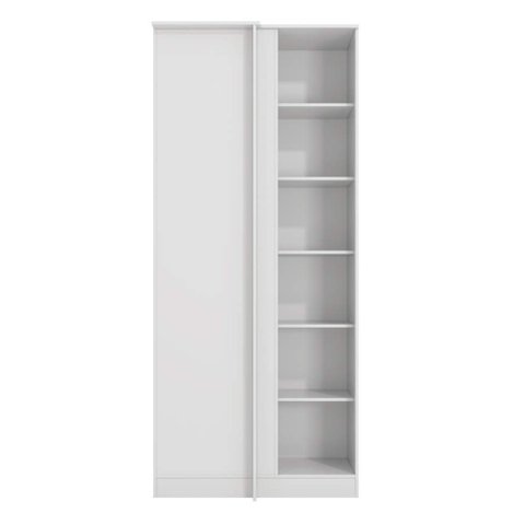 Guarda Roupa sem Portas Closet Aberto Canto Reto Modulado Adapt Armc100amdp Kappesberg - Branco