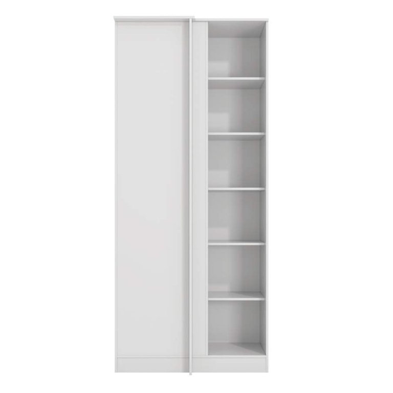 Guarda Roupa sem Portas Closet Aberto Canto Reto Modulado Adapt Armc100amdp Kappesberg - Branco