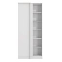 Ver imagem 1 de Guarda Roupa sem Portas Closet Aberto Canto Reto Modulado Adapt Armc100amdp Kappesberg - Branco