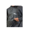 Capa De Chuva Preta Motoqueiro De PVC GG: - 4