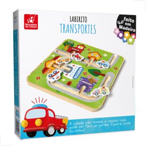 BRIQUEDO EDUCATIVO LABIRINTO TRANSPORTES 1559 BRINCADEIRA DE CRIANCA