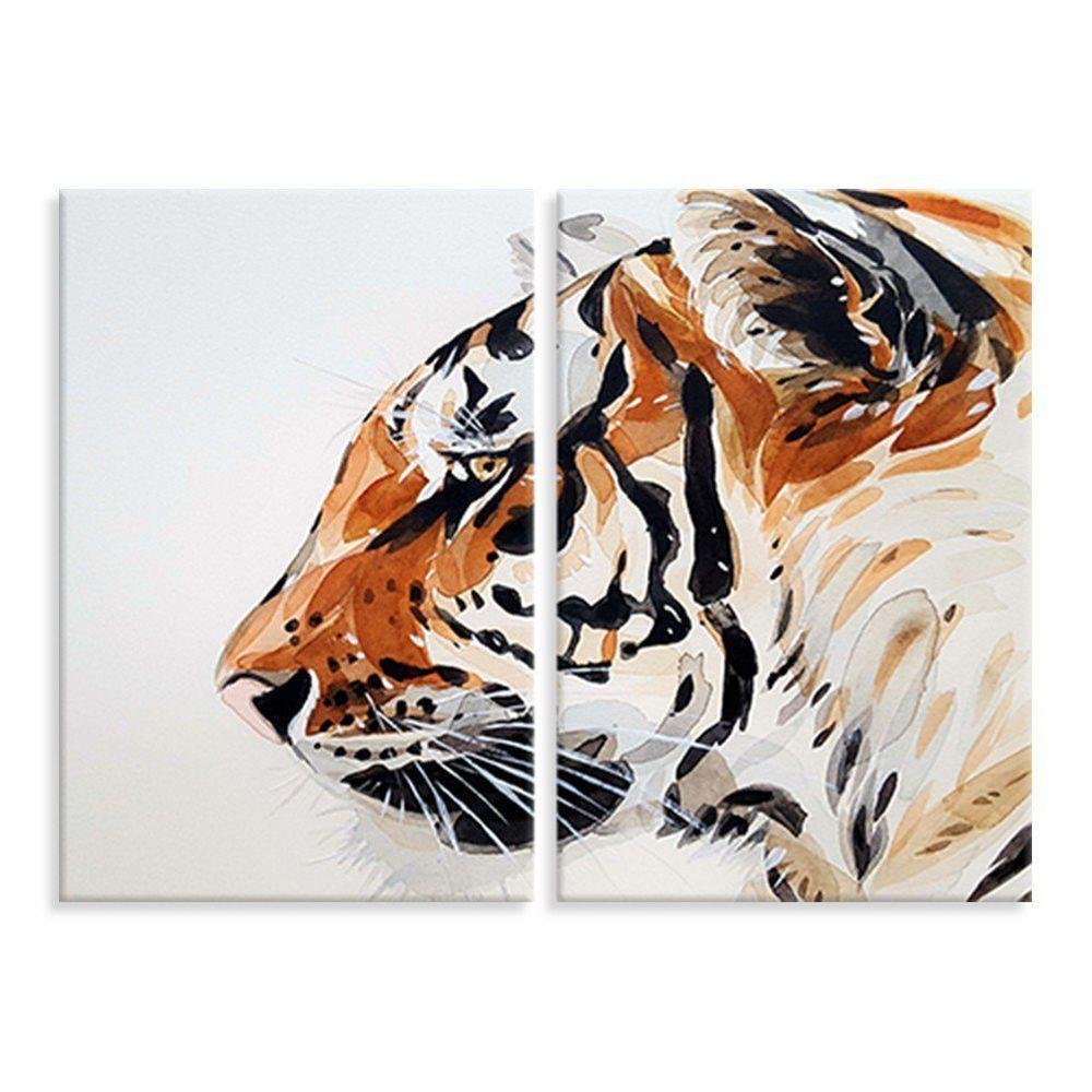 Kit 2 Telas Decorativas Tigre - 1