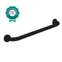 Ver imagem 3 de Barra Segurança Banheiro Preto 60cm Reta Apoio Idosos Banheiro Abnt 9050:2020