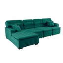 Ver mais imagens de Sofá Orlando 3.45x2.10m com Chaise, Retrátil e Reclinável - Verde
