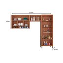 Ver imagem 3 de Cozinha Modulada Ronipa Syrah 3 Peças (2 Armários + 1 Paneleiro) Cpt01 Sevilha/branco-ronipa