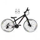 Ver imagem 1 de Bicicleta Aro 26 Vikingx Tuff X44 Preto-branco 21v Freios a Disco Hidráulicos(óleo) Aros Vmaxx