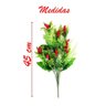 Kit 4 Ramos Decoração Arranjo Pimenta Artificial Plástico 12 Galhos Cada 45cm - 2