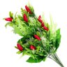 Kit 4 Ramos Decoração Arranjo Pimenta Artificial Plástico 12 Galhos Cada 45cm - 1