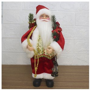 Boneco de Natal Papai Noel Tecido Lampião 30cm