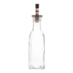Garrafa para Azeite de Vidro com Tampa Plástica Preta 180ml- Lyor - 2