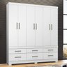 Guarda-Roupa Casal 6 Portas 6 Gavetas Veneto Demobile - 1