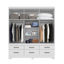 Ver imagem 2 de Guarda-Roupa Casal 6 Portas 6 Gavetas Veneto Demobile