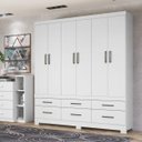 Ver imagem 6 de Guarda-Roupa Casal 6 Portas 6 Gavetas Veneto Demobile