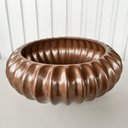 Ver imagem 4 de Vaso centro de mesa bacia ikebana cobre médio luxo cerâmico