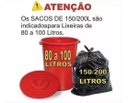 Ver imagem 2 de 100 Unidades Saco de Lixo 40 Litros Preto