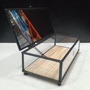 Ver imagem 5 de Porta Joias Decorativo Enfeite Organizador Home&co Vidro 6x10x20cm Bege