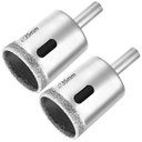 Ver imagem 1 de Serra Copo Diamantada Refrigerada 35mm Porcelanato Vidro Mármore | 02 Un