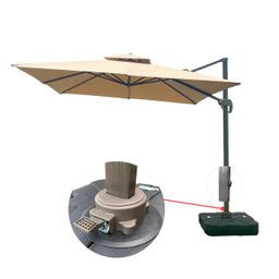 Ombrelone Guarda Sol Java Aluminio 2,5 X 2,5 C/ Base 100l - 10