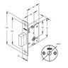Trava de Segurança Tetra 1001 Roseta Inox - Stam - 2