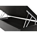 Ver imagem 4 de Cama Box Baú Corino Preto Solteiro 78x188x42