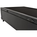Ver imagem 3 de Cama Box Baú Corino Preto Solteiro 78x188x42