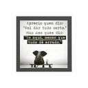 Ver imagem 1 de Quadro Quadrado Conte Comigo Sempre 20x20cm:Madeira branca