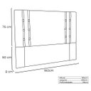 Ver imagem 4 de Kit Recamier e Cabeceira Santorini Spz 160cm Veludo - Adj Decor