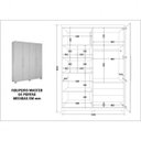 Ver imagem 4 de Guarda Roupa Solteiro 4 Portas 100% MDF Master Benetil Moveis