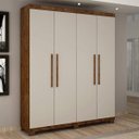 Ver imagem 1 de Guarda Roupa Solteiro 4 Portas 100% MDF Master Benetil Moveis