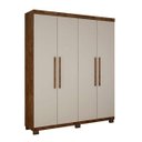 Ver imagem 3 de Guarda Roupa Solteiro 4 Portas 100% MDF Master Benetil Moveis