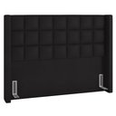 Ver imagem 7 de Cabeceira Cama Box Queen 160cm Pisa e Recamier Neville P02 Sintético Preto - Mpozenato