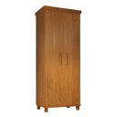 Ver imagem 3 de Guarda-Roupa Ibiza 2 Portas Madeira Maciça Marrom/Mogno Mel