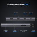 Ver imagem 3 de Hub Usb-c 9 em 1 Cinza 10gbps 4k Hdmi 100w Rj45 Leitor Sd/micro Sd - Ugreen