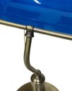 Ver imagem 7 de Abajur Banker Azul Clássico Luminária de Mesa Retro Luxo