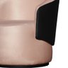 Kit 2 Poltrona Decorativa Aisha Organica Veludo Rosa Nude com Composê em Corano Preto - Mb Decor - 4