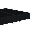 Ver imagem 2 de Base Box Queen Bipartido AColchoes Suede Preto 40x158x198