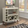 Aparador com Adega Estilo Retrô Chateau Cor Off White - Comprar Móveis em Casa - 5