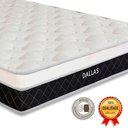 Ver imagem 4 de Cama Box Baú King e Colchão Dallas Molas V-store 193x203x20 Branco