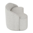 Ver imagem 5 de Sofá 4 Lugares para Sala de Estar Living 230cm Theo D06 Bouclê Creme - Mpozenato