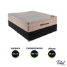 Cama Box Baú Viúvo Preto e Colchão Airtech Springpocket Molas Ensacadas Ortobom - 3
