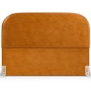 Ver imagem 7 de Cabeceira Cama Box King 195cm Lanna com Puff Recamier Doha W01 Couríssimo Whisky - Lyam Decor
