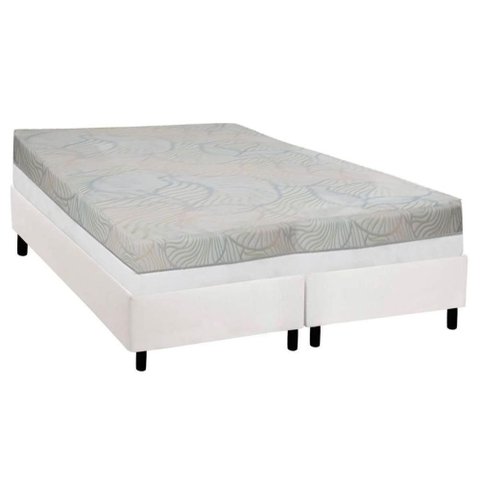 Colchão Queen D33 Castor Espuma Visco Gel Vitagel Space Double Face 158x198x24