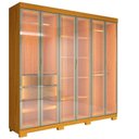Ver imagem 3 de Guarda-Roupa Casal com 6 Portas Reflecta com Pés 100% MDF Império Marrom/Marrome