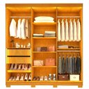 Ver imagem 5 de Guarda-Roupa Casal com 6 Portas Reflecta com Pés 100% MDF Império Marrom/Marrome